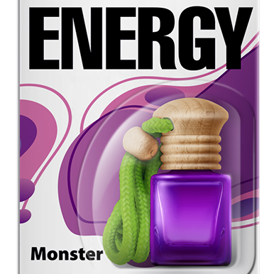 Автопарфюм AURA FRESH ENERGY Monster купить в интернет-магазине «Мир Чехлов»